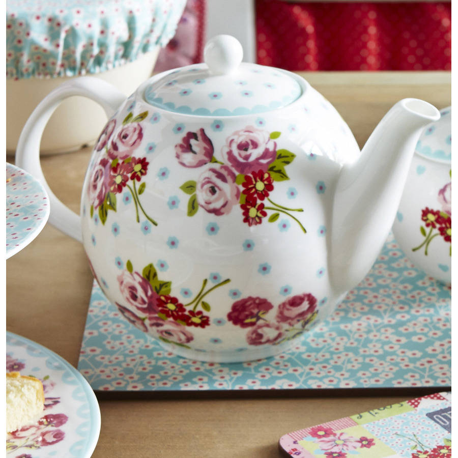 vintage kitchen teapot by ulster weavers