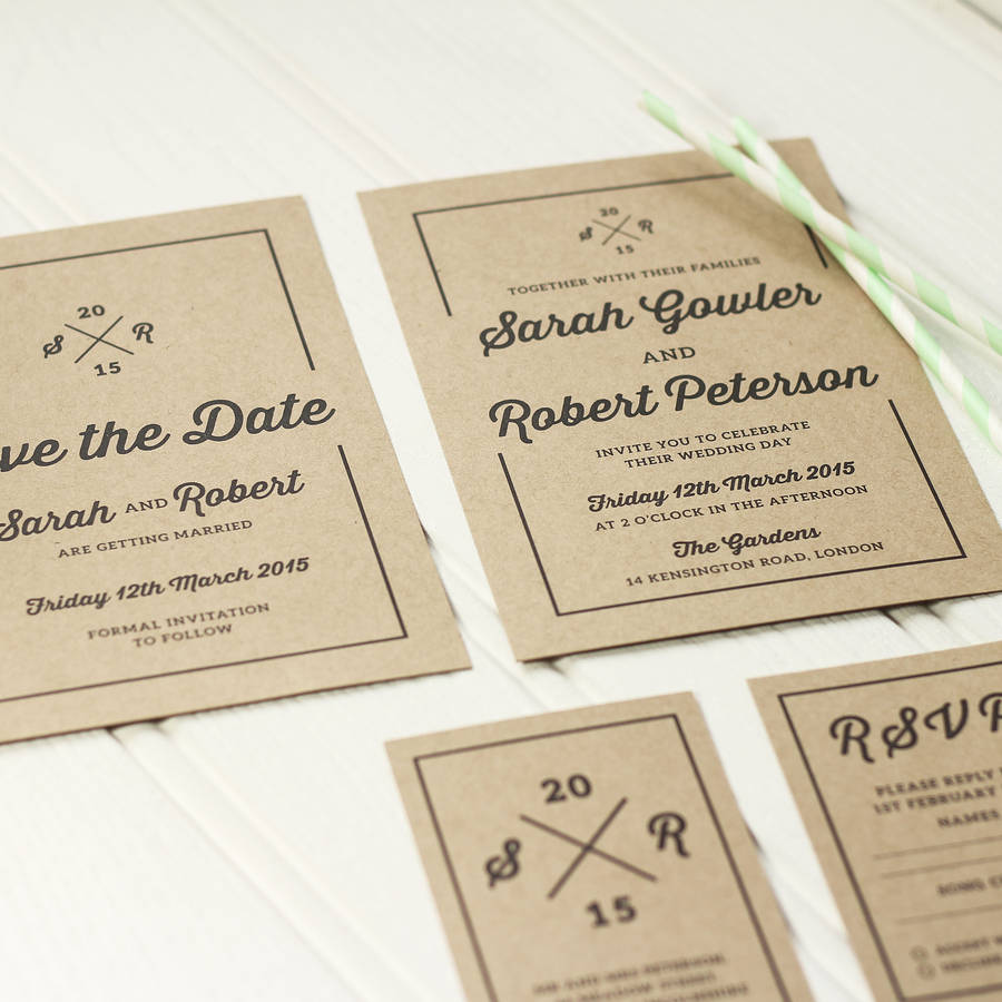Letterpress wedding invitations indonesia