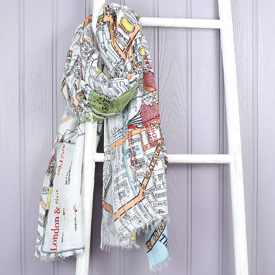 streets of london scarf by lisa angel
