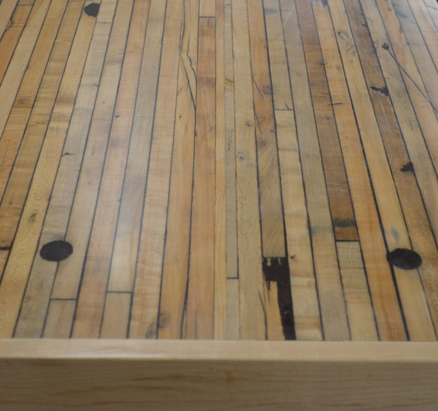 small dining table reclaimed maple hairpin legs by wicked boxcar