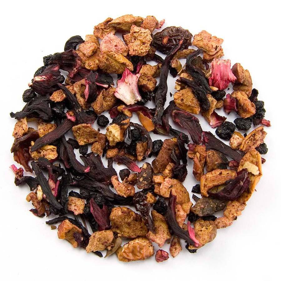 supreme berry fusions fruit tea 200g by the exotic teapot