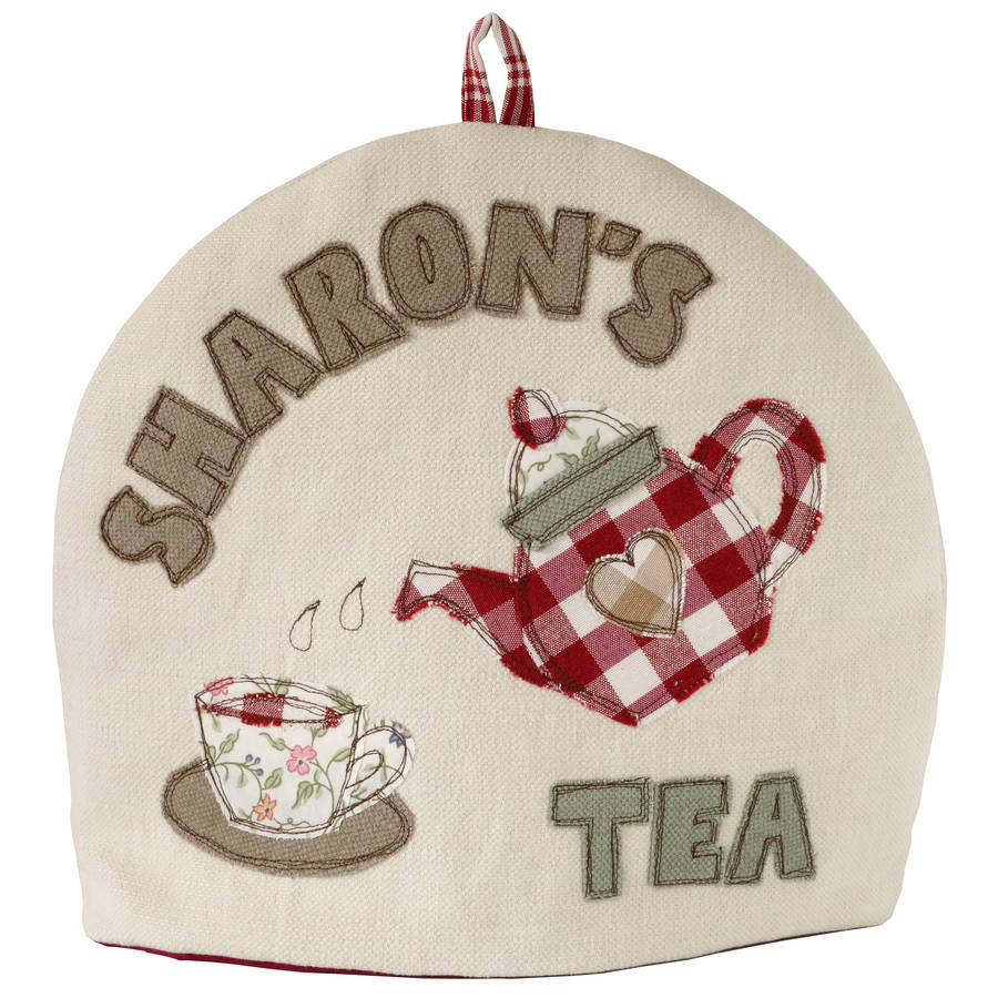 personalised tea cosy for her by milly and pip