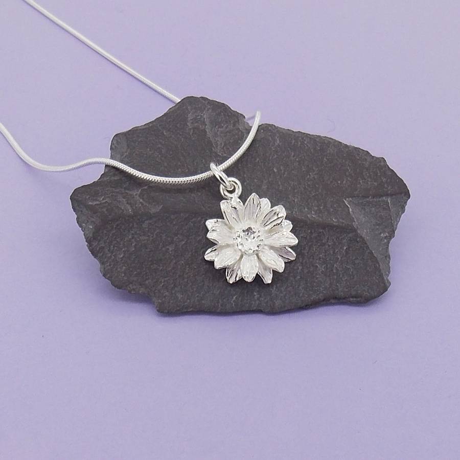 sunflower pendant by summer and silver