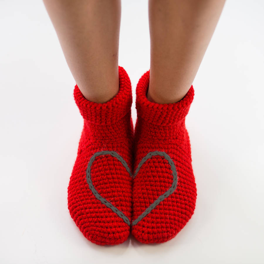 love heart socks by eka