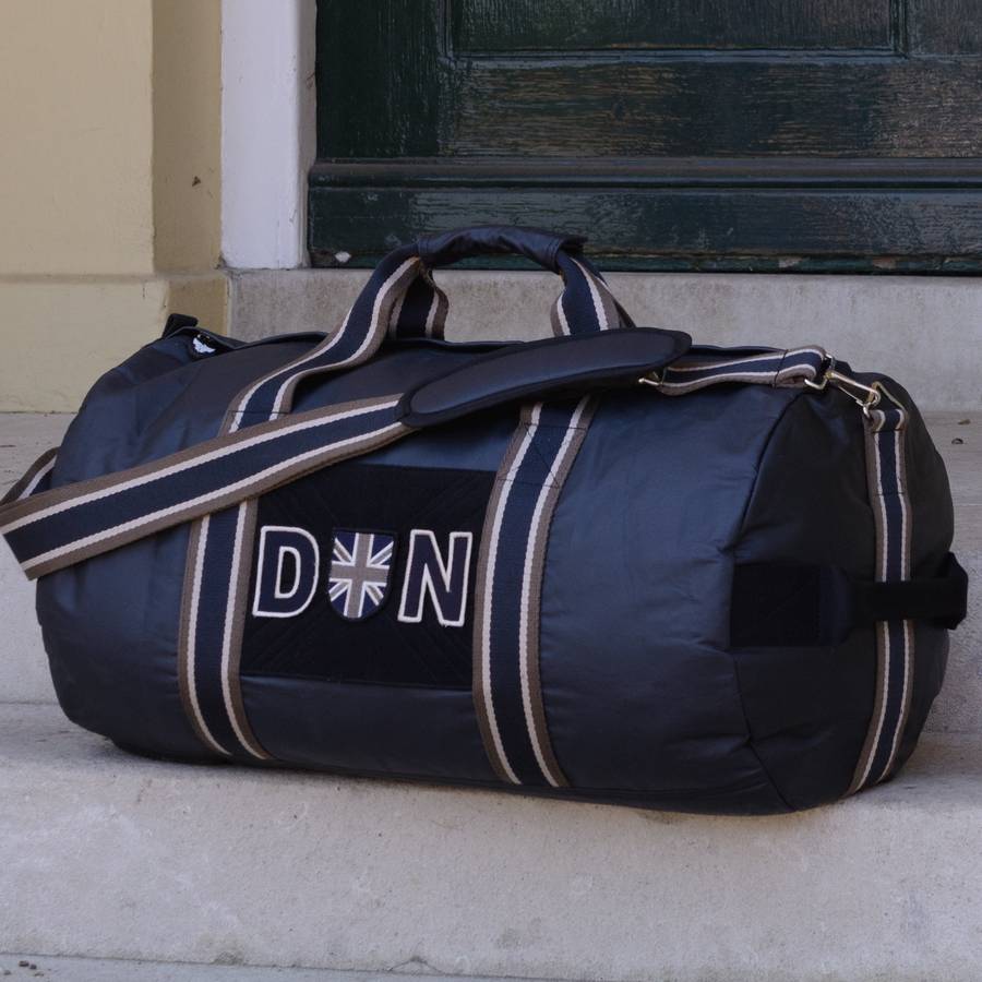 personalised vintage style kit bag by apatchy