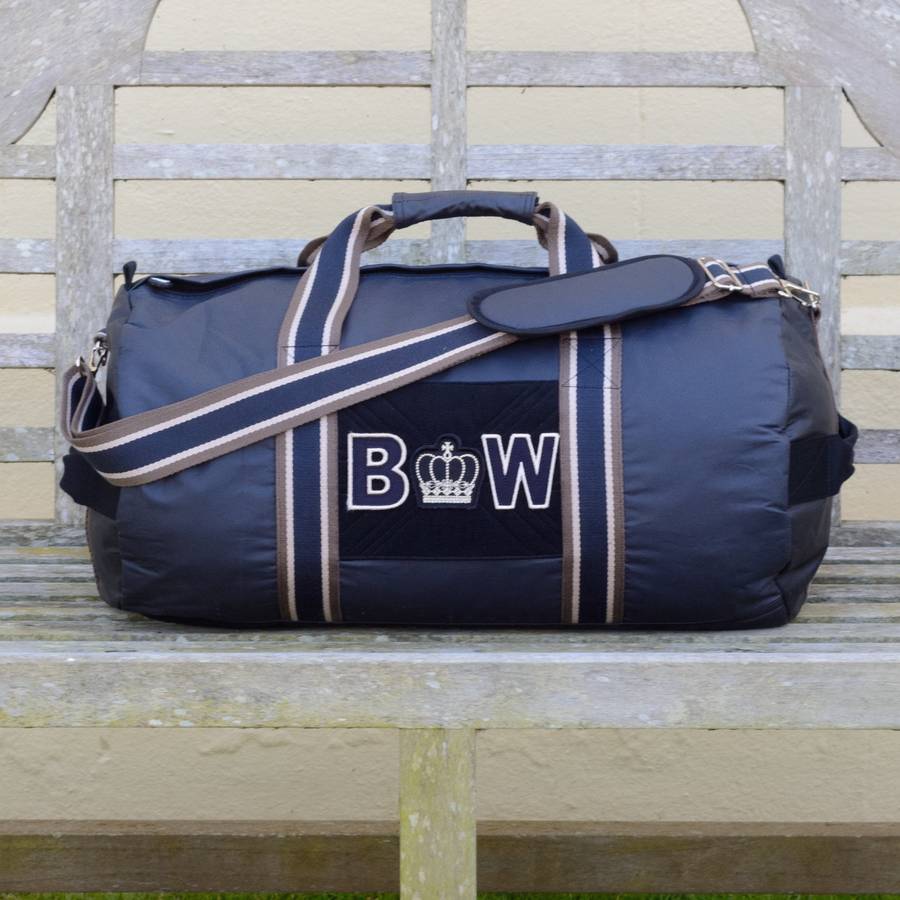 personalised vintage style kit bag by apatchy