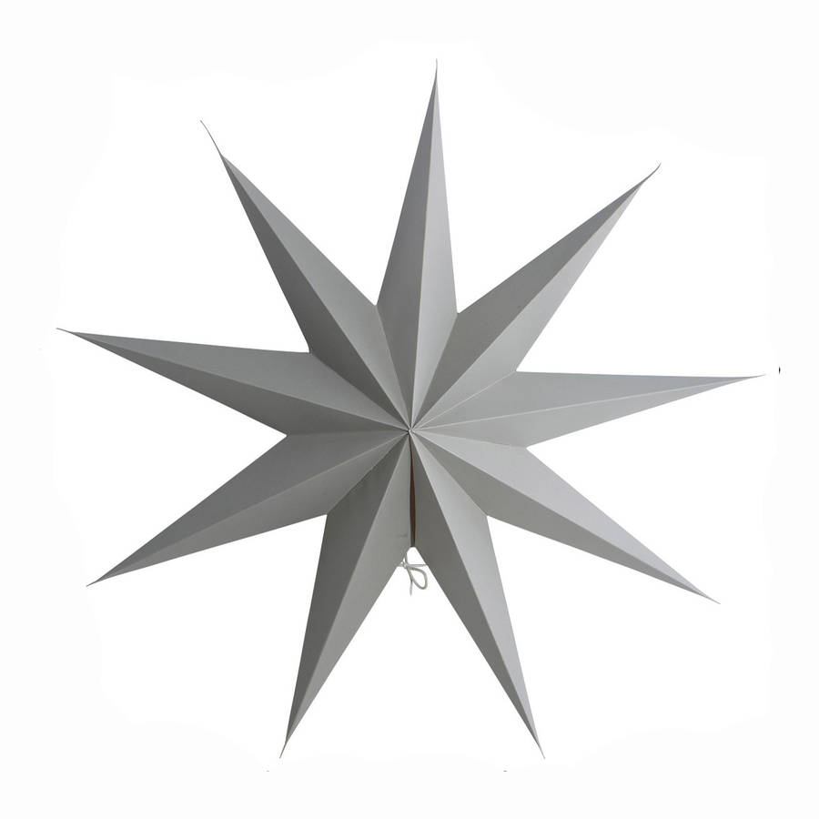 large paper star decoration by idyll home ltd | notonthehighstreet.com