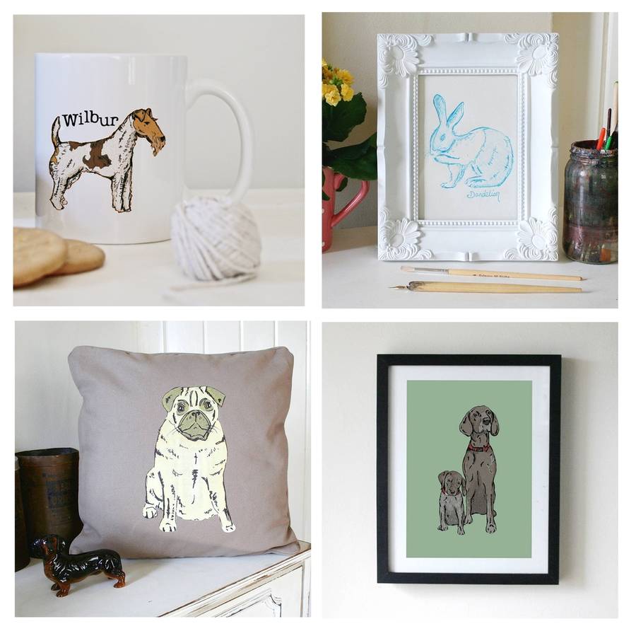 personalised pet gift voucher by laura crow