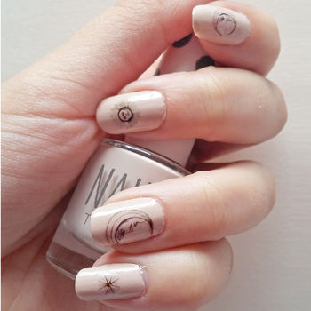 'sun and moon' nail transfers by fawn & thistle | notonthehighstreet.com