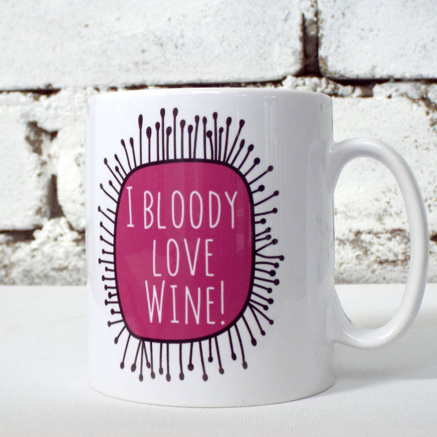 'wine love' mug by kelly connor designs
