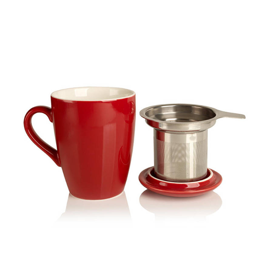 porcelain mug with tea infuser by adagio teas