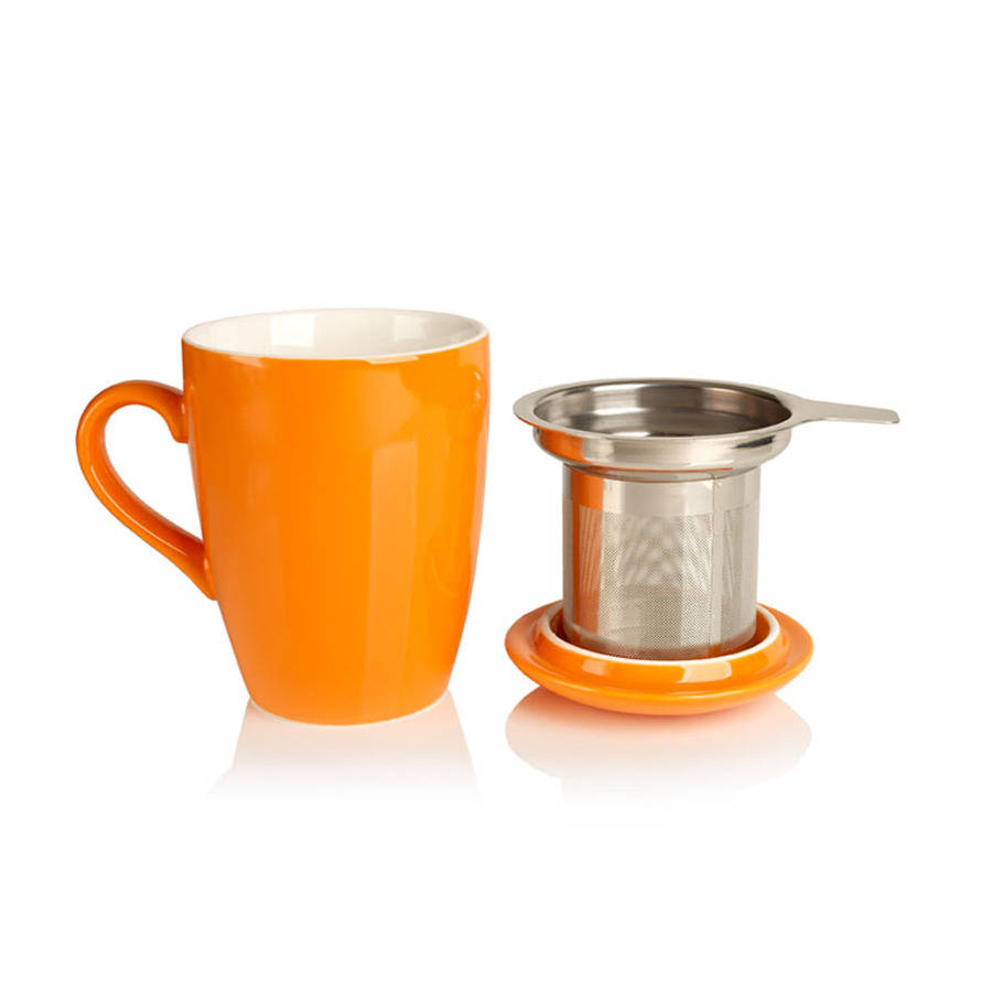 porcelain mug with tea infuser by adagio teas