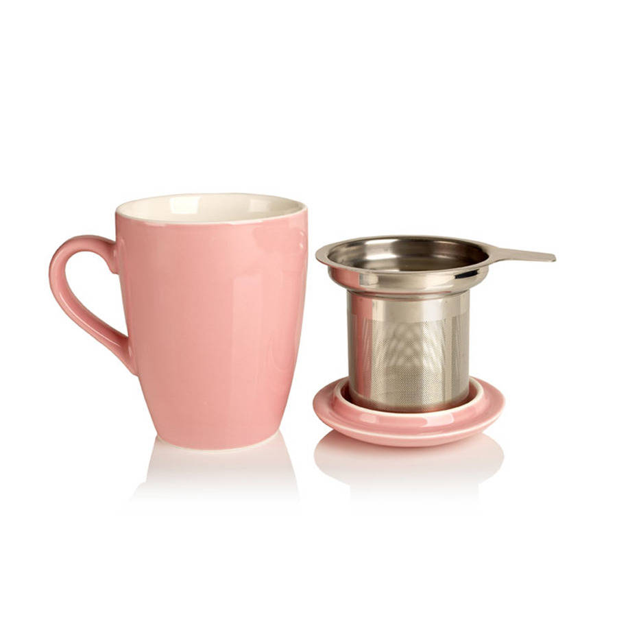 porcelain mug with tea infuser by adagio teas
