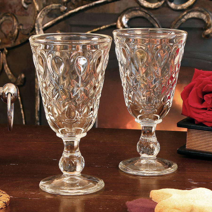 Luxury Bevelled Stemmed Glassware By Dibor