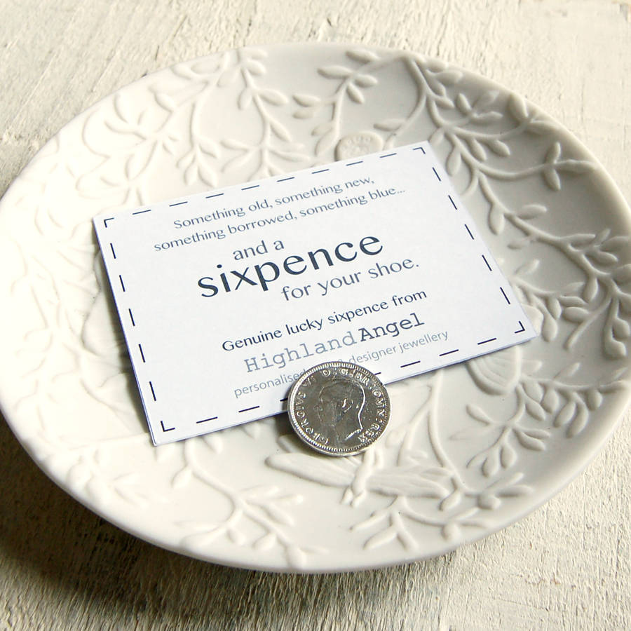 bride's lucky sixpence by highland angel | notonthehighstreet.com