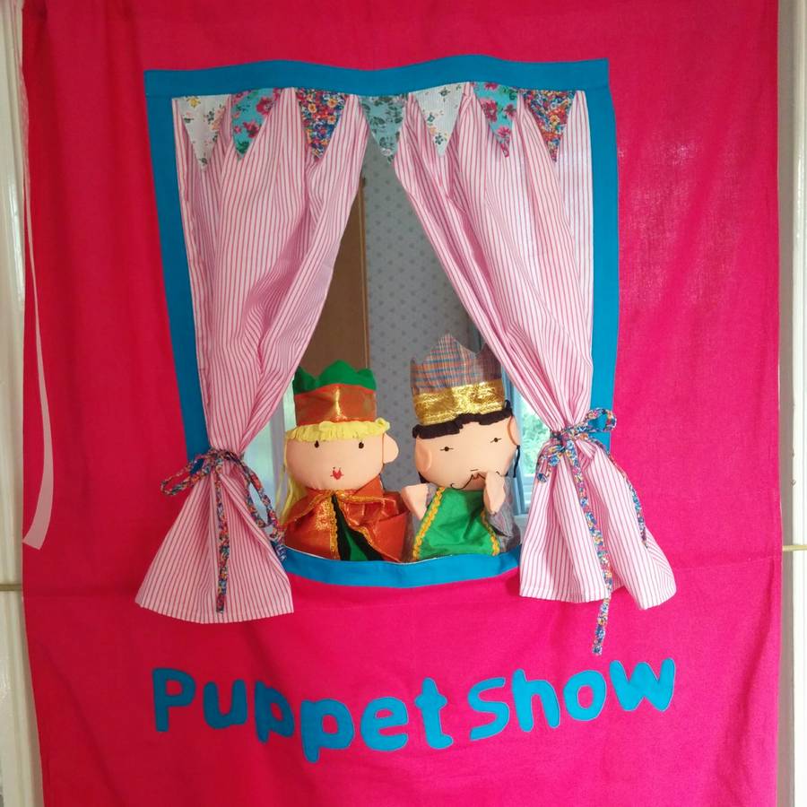 puppet theatre can be personalised by the fairground