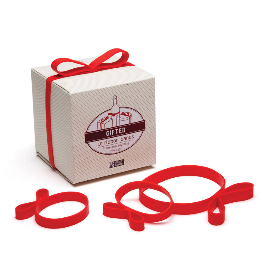 stretchy rubber gift bows by luckies