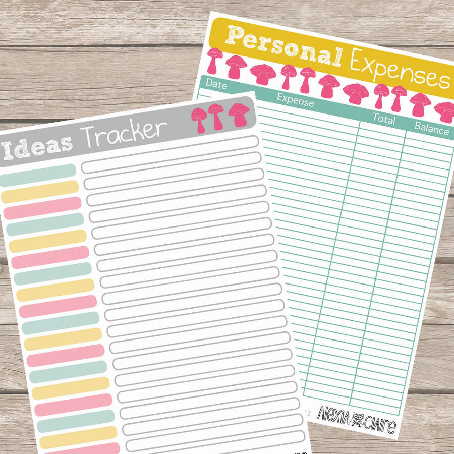 printable new year, new you planner, 20 pages by alexia claire ...