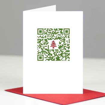 qr code christmas card by for the love of geek | notonthehighstreet.com