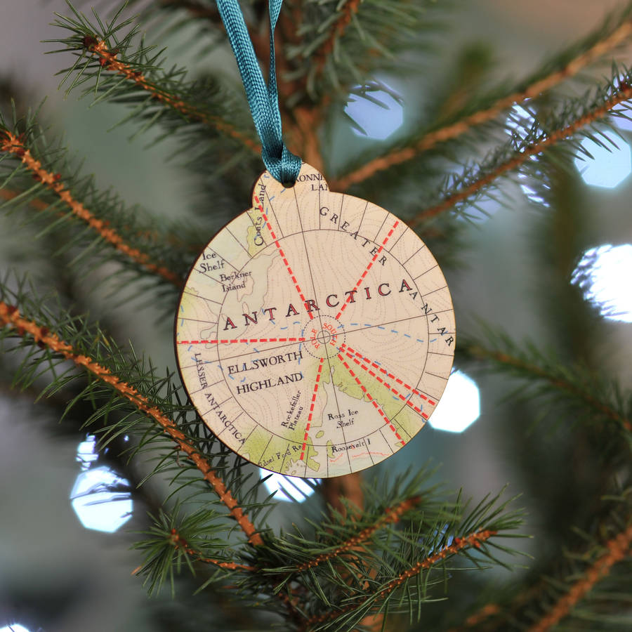 personalised map location keepsake decoration by bombus