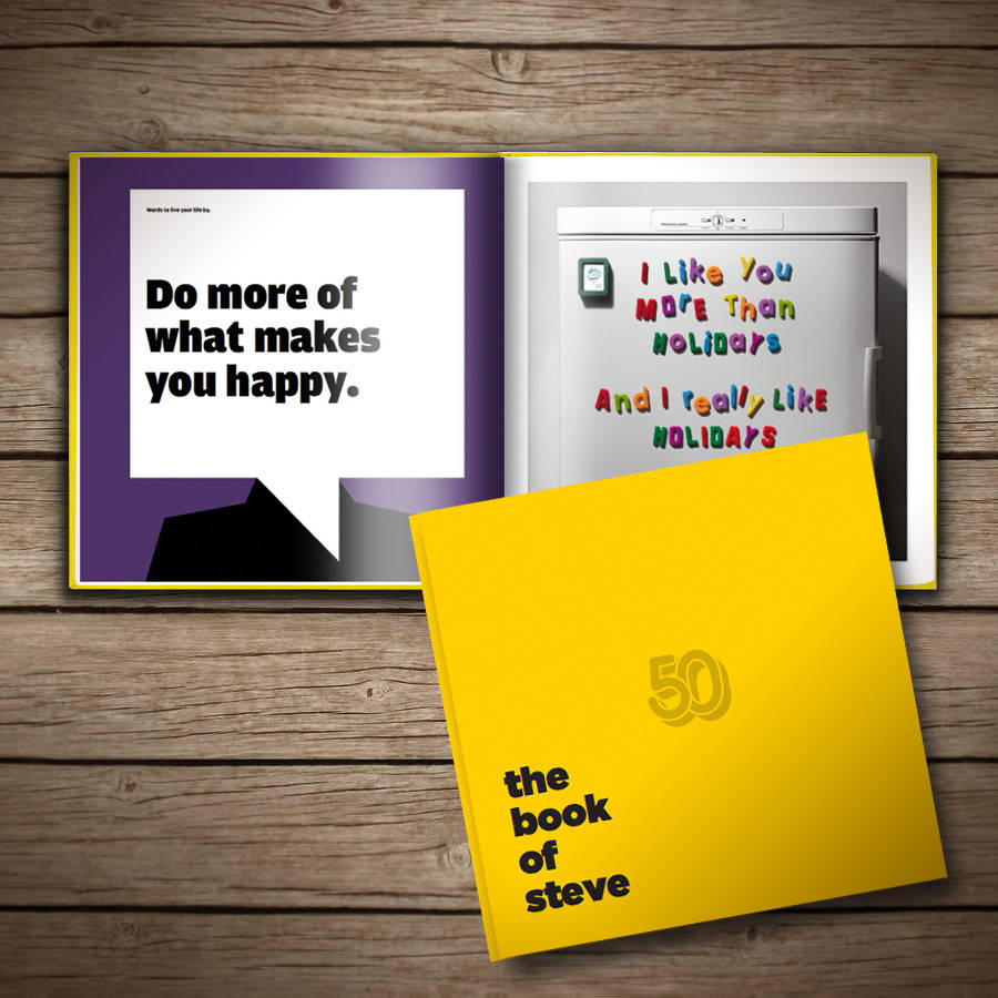 personalised 50th birthday book of everyone by the book of everyone