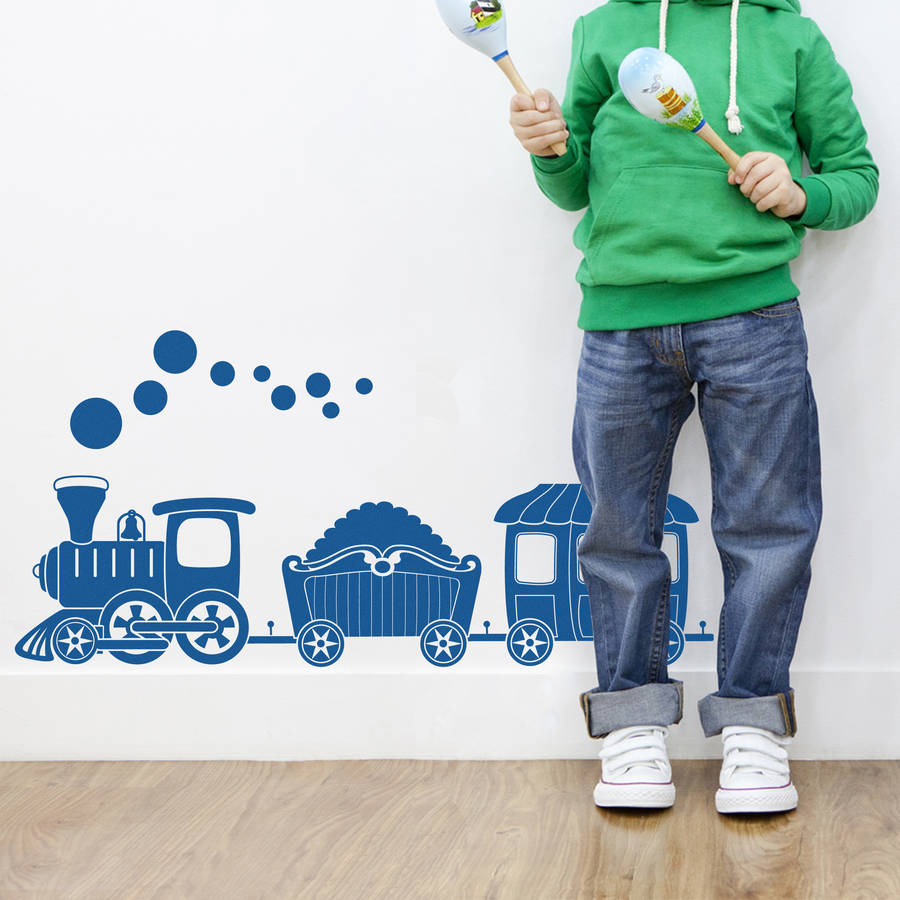train wall stickers by snuggledust studios