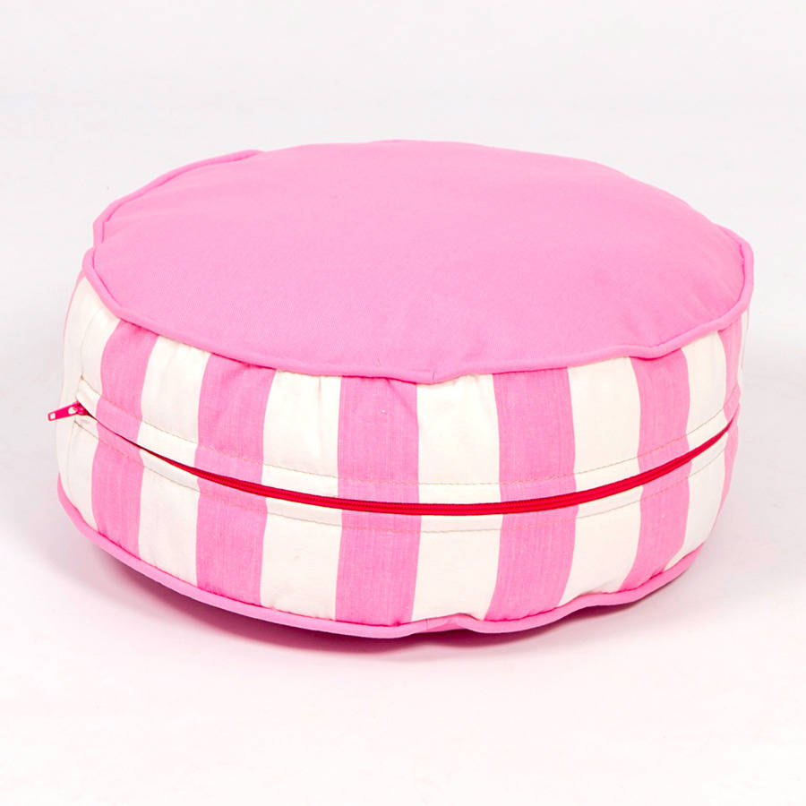 pink soft dog bed