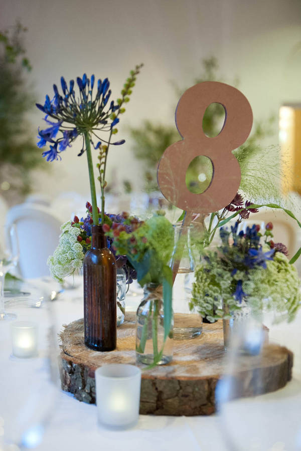 decorate your own wedding table number by pea green boat