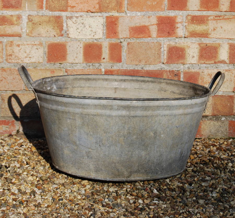 galvansied tin bath b5 by homestead store