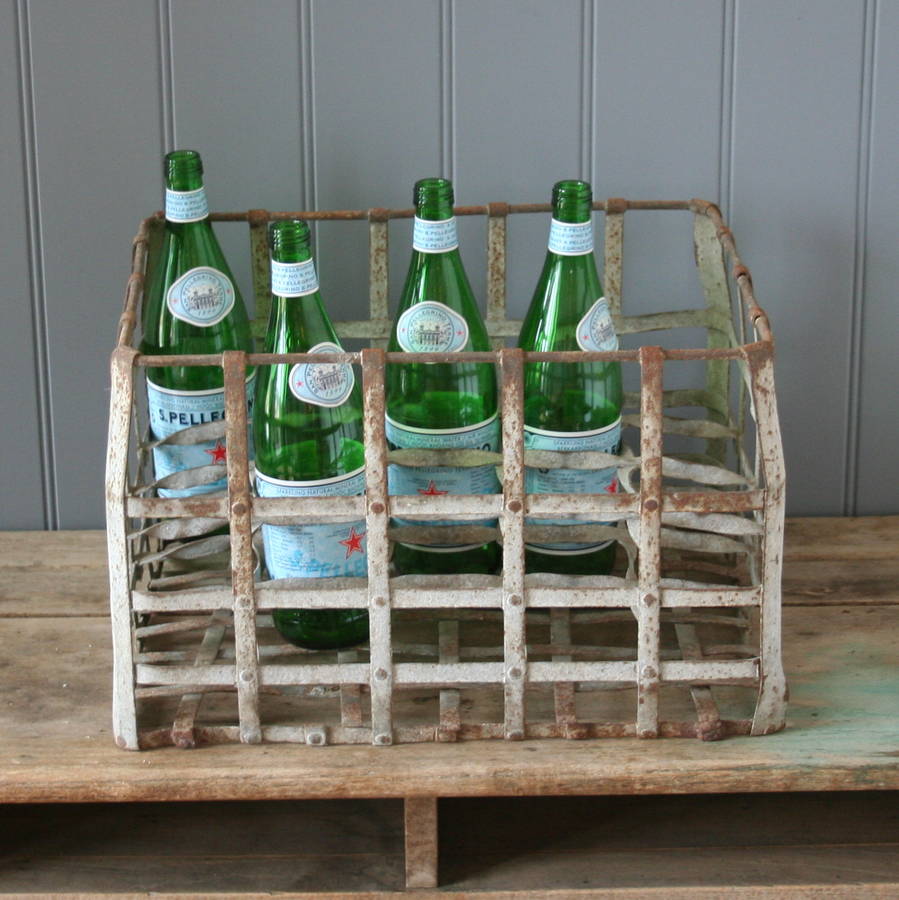 vintage milk crate by homestead store