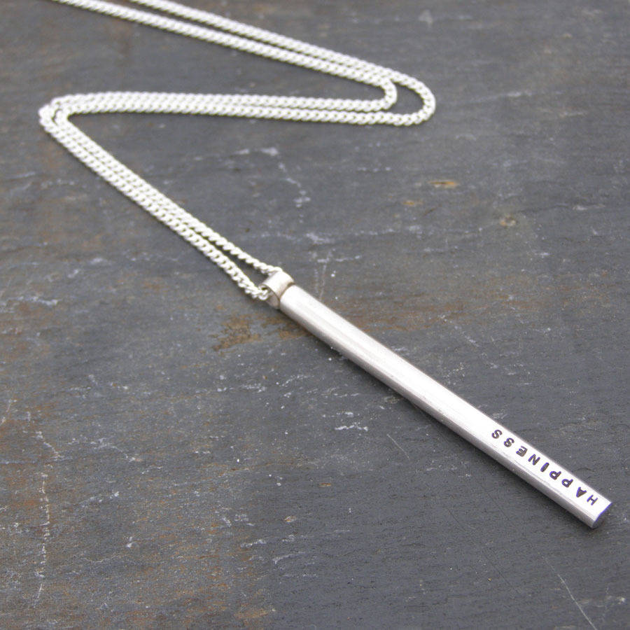 the silver pendant