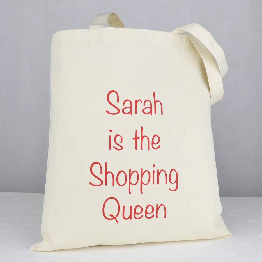 personalised queen' bag by andrea fays