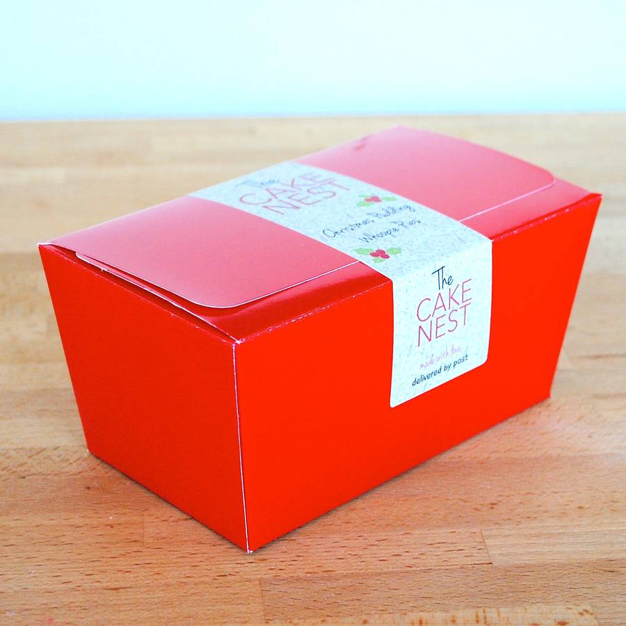 corporate gift christmas pudding whoopie pies by the cake nest