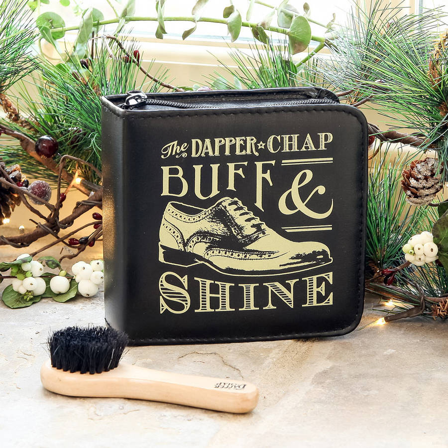 buff and shine shoe polish kit