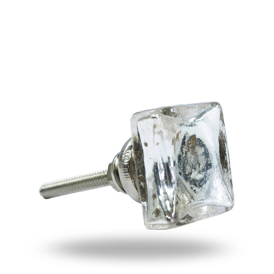 large mirror glass knob maggiore by trincaferro