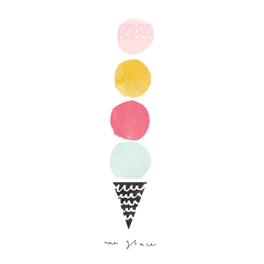 ice-cream-illustrated-print-by-the-lovely-drawer-notonthehighstreet