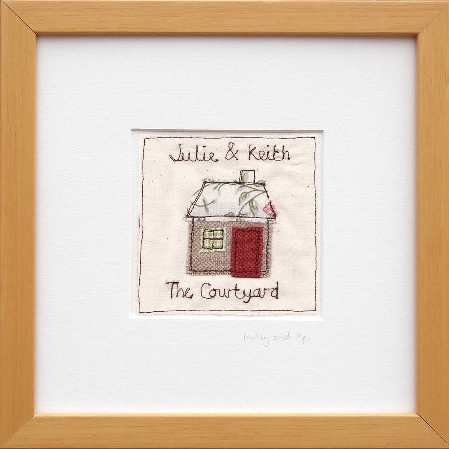 personalised new home house picture by milly and pip