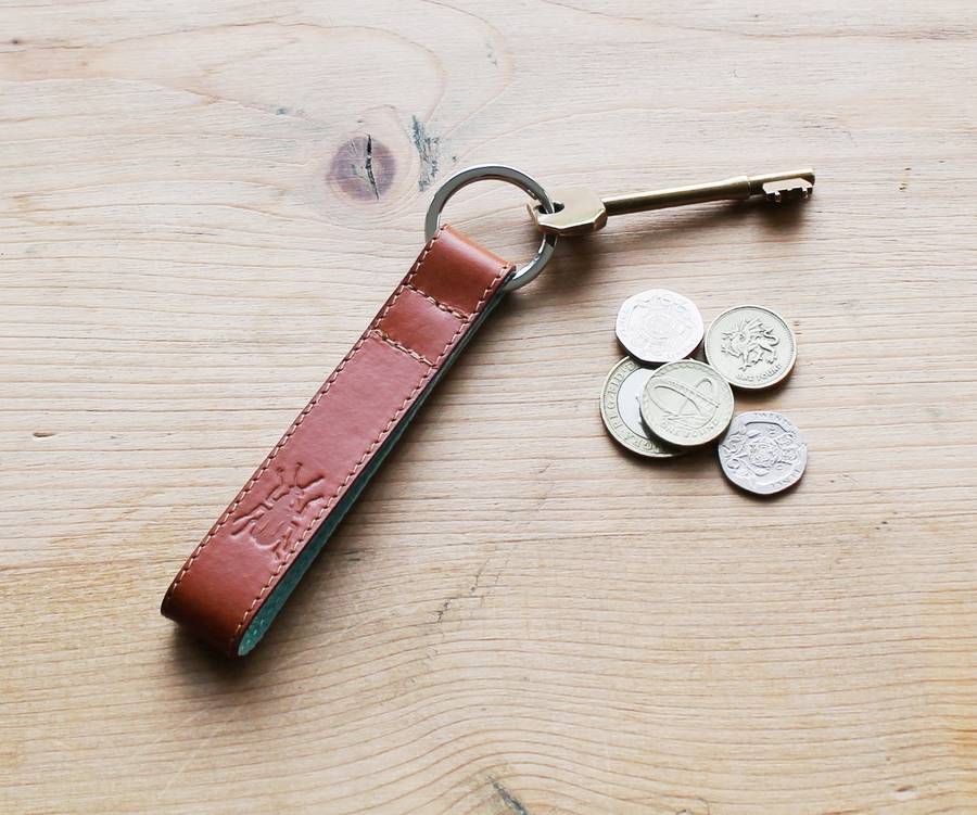leather key strap by elytra england