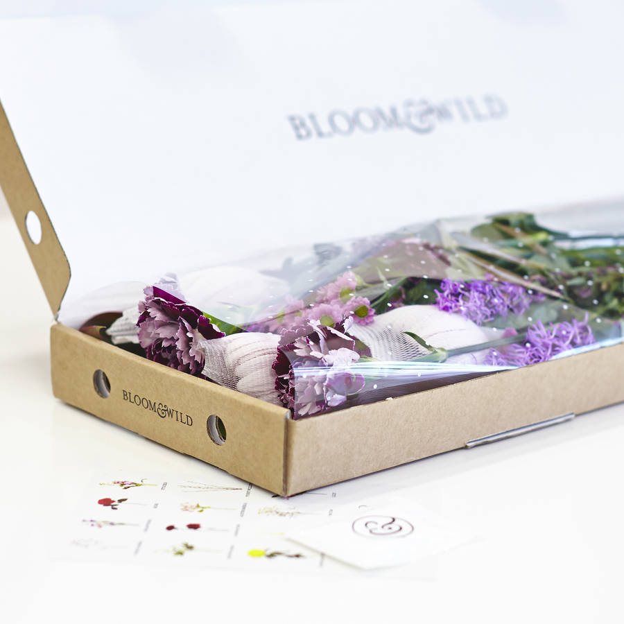 three month fortnightly letterbox flower subscription by bloom & wild