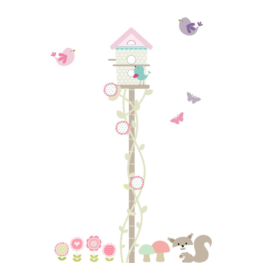 bird house height chart by littleprints