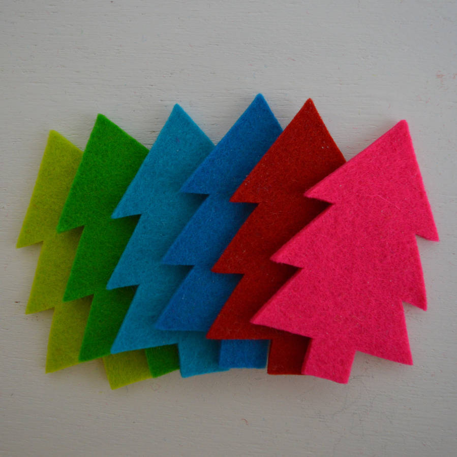 christmas card garland by beth connors textiles | notonthehighstreet.com