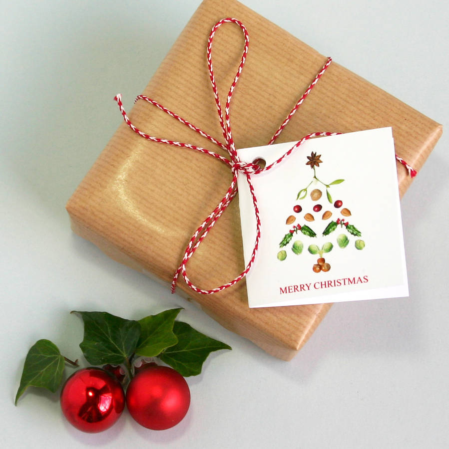 ' christmas tree ' christmas gift tags by the botanical concept