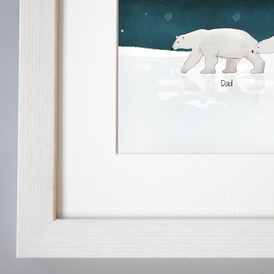 personalised polar bear