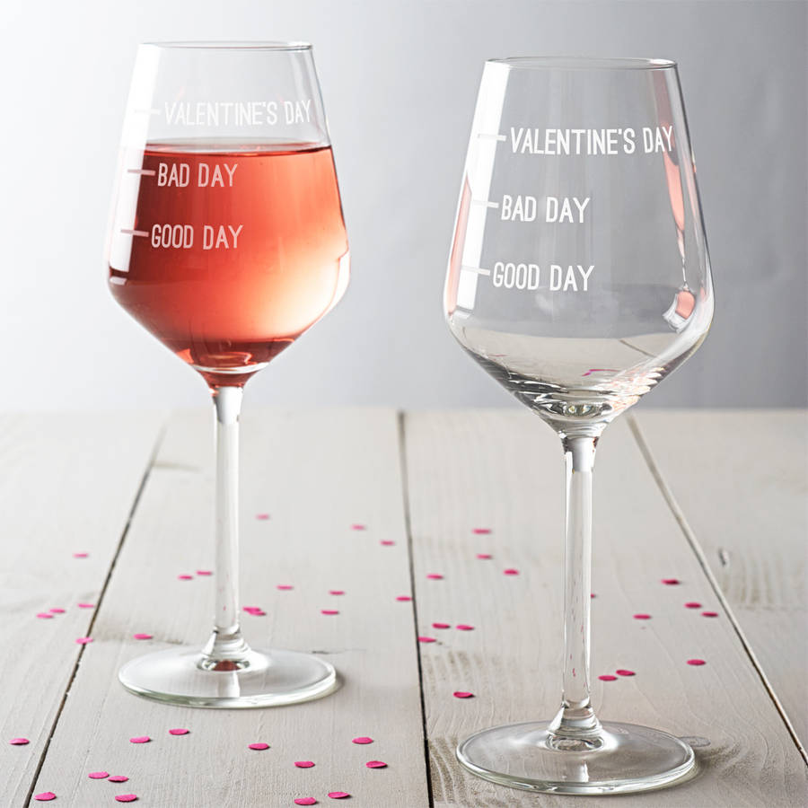 Valentine S Day Wine Glass By Becky Broome