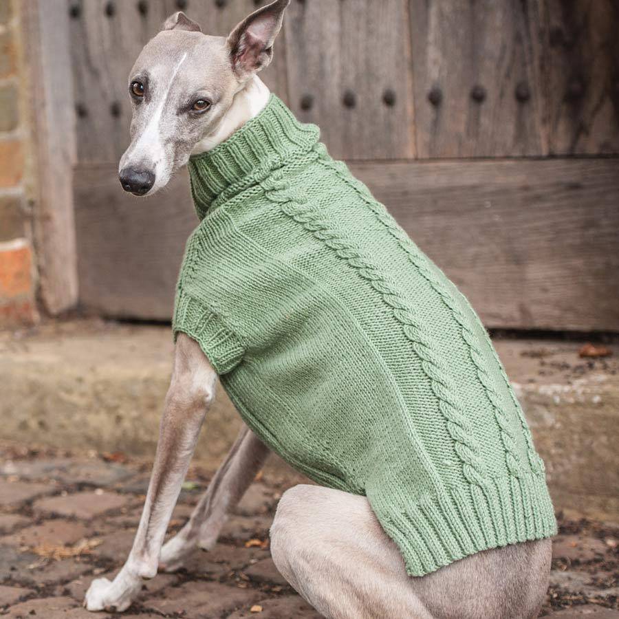 dog jumper knitting kit wonderful whippets by redhound for dogs