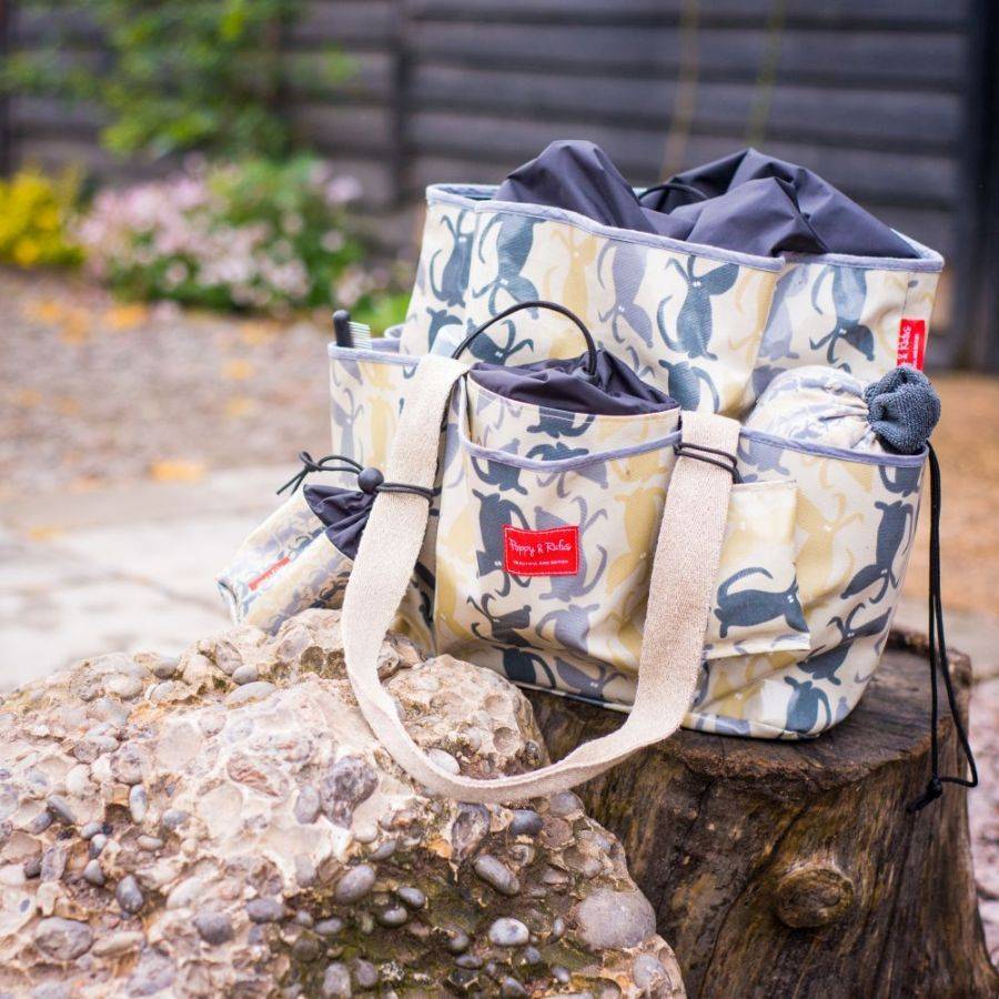 oilcloth travel bag by poppy & rufus