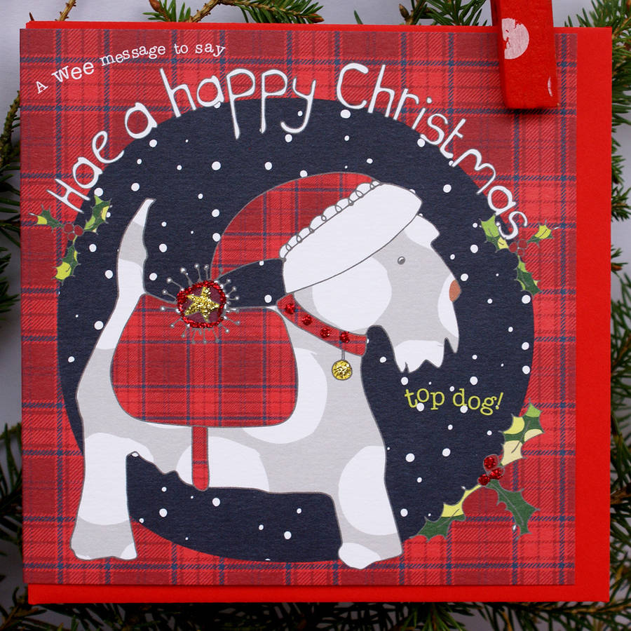 scottish-christmas-card-by-molly-mae-notonthehighstreet