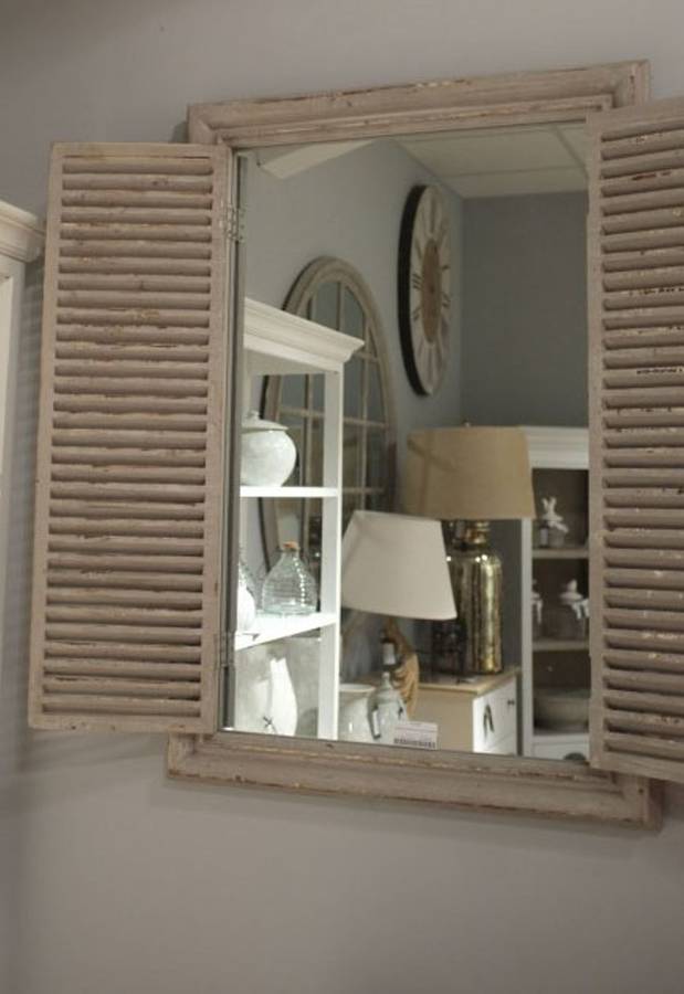 french shutter mirror by cambrewood