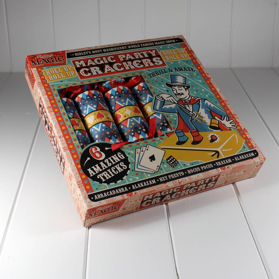 magic trick party crackers by nest