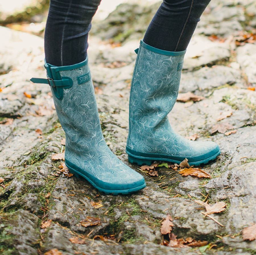 rule the waves wellington boots by story horse